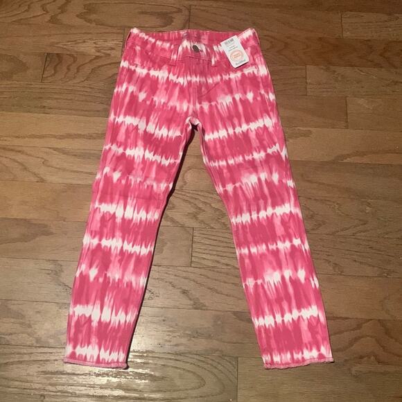NWT Girls Wonder Nation Jeggings Pink Tie dye Size M(7-8) - Picture 1 of 4